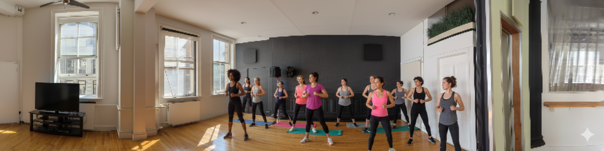 Fitness class at Union Square Loft