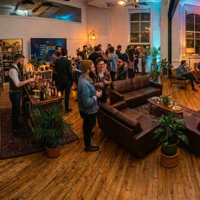 Hipster party at Union Square Loft